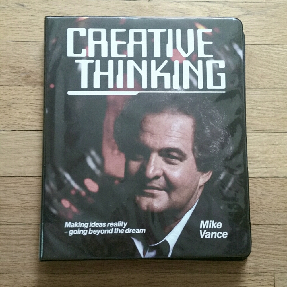Mike Vance Creative Thinking Cassette Tape Box Set